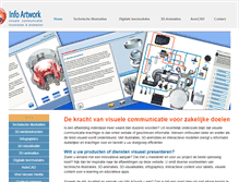 Tablet Screenshot of info-artwork.nl